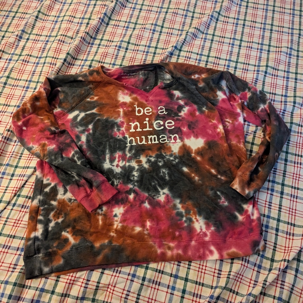 Be a nice human! Sweatshirt/ long sleeve tee!